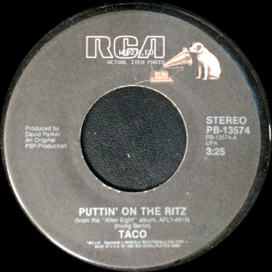 Taco - Livin' In My Dream World / Puttin' On The Ritz side B