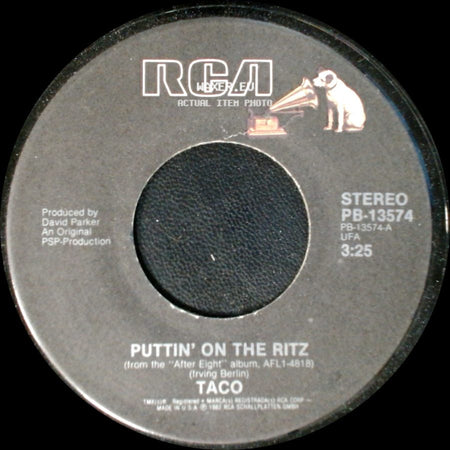Taco - Livin' In My Dream World / Puttin' On The Ritz side B