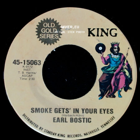 Earl Bostic - Moonglow / Smoke Gets' In Your Eyes side B