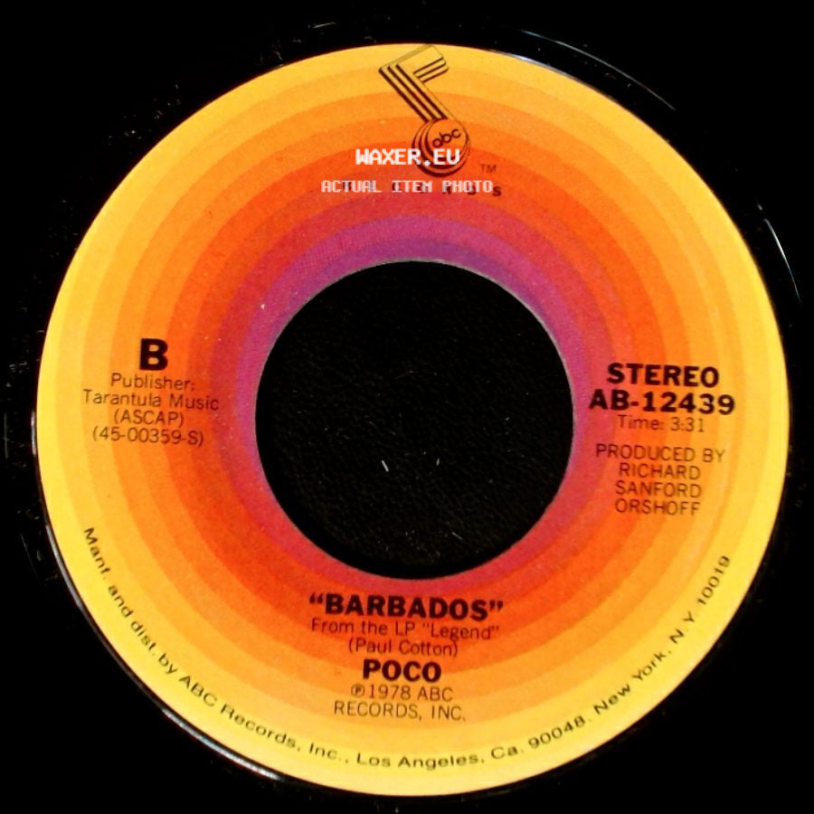 Poco - Crazy Love / Barbados side B