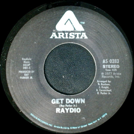 Raydio - Get Down / Jack And Jill side A