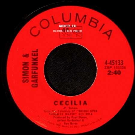 Simon & Garfunkel - The Only Living Boy In New York / Cecilia side B