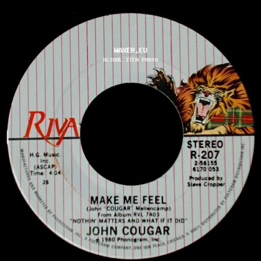 John Cougar - Make Me Feel / Ain't Even Done With The Night side A