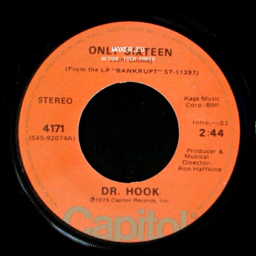 Dr. Hook - Let Me Be Your Lover / Only Sixteen side B