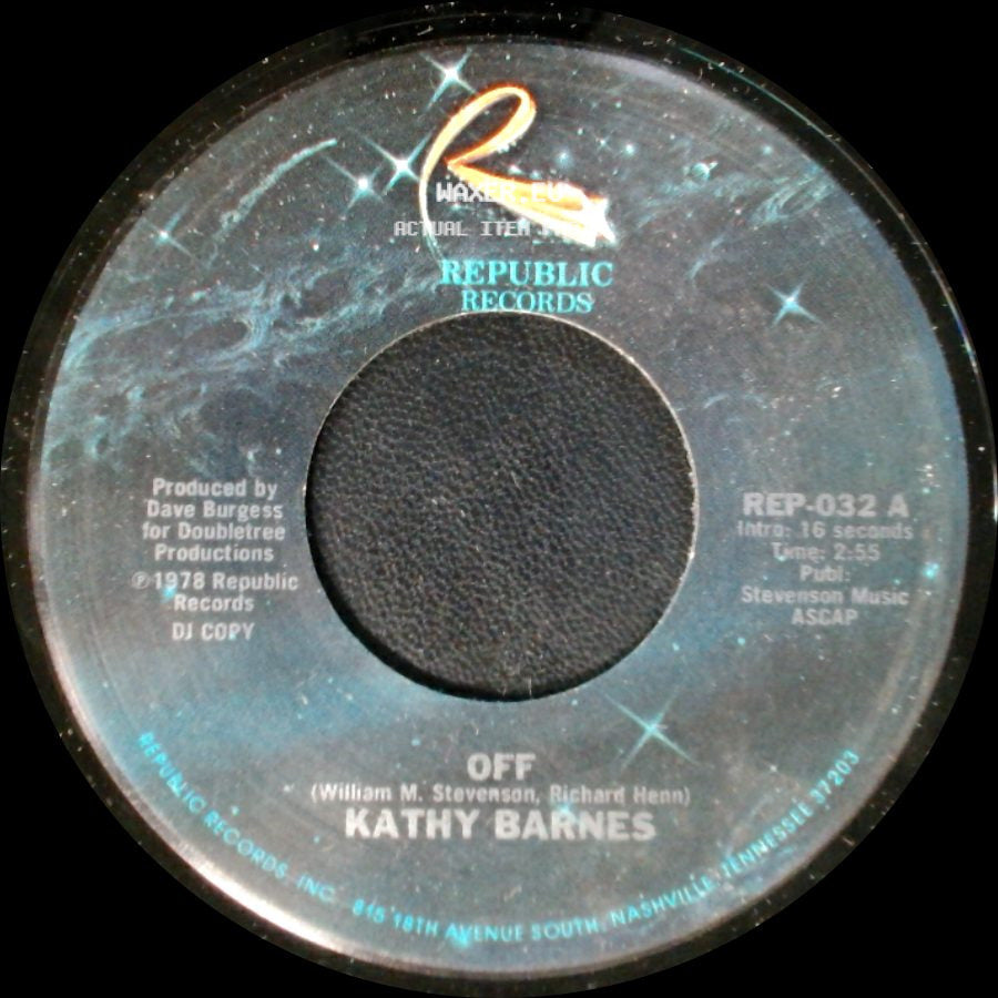 Kathy Barnes - Off / Off side A