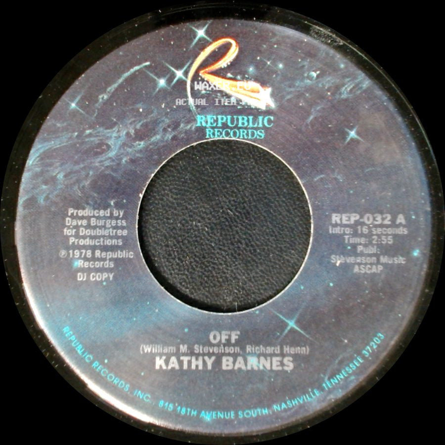 Kathy Barnes - Off / Off side B