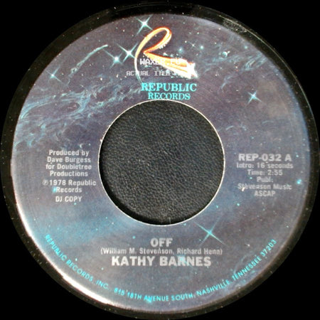 Kathy Barnes - Off / Off side B