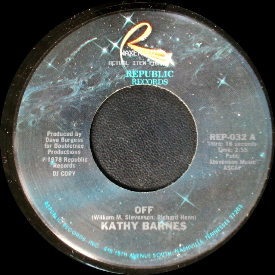 Kathy Barnes - Off / Off side A