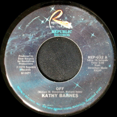 Kathy Barnes - Off / Off side B