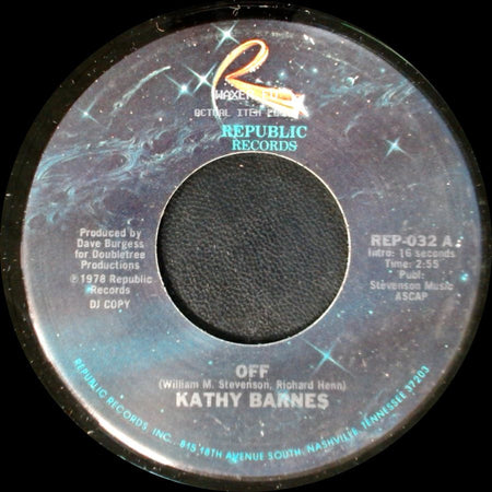 Kathy Barnes - Off / Off side A