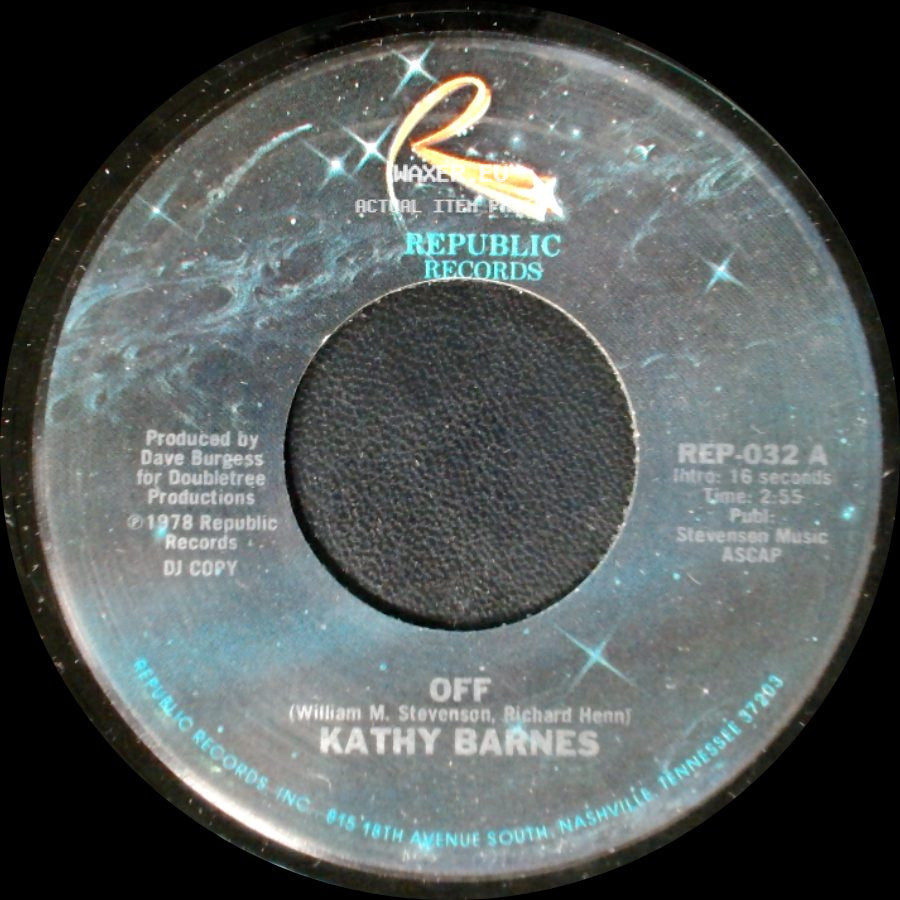 Kathy Barnes - Off / Off side A