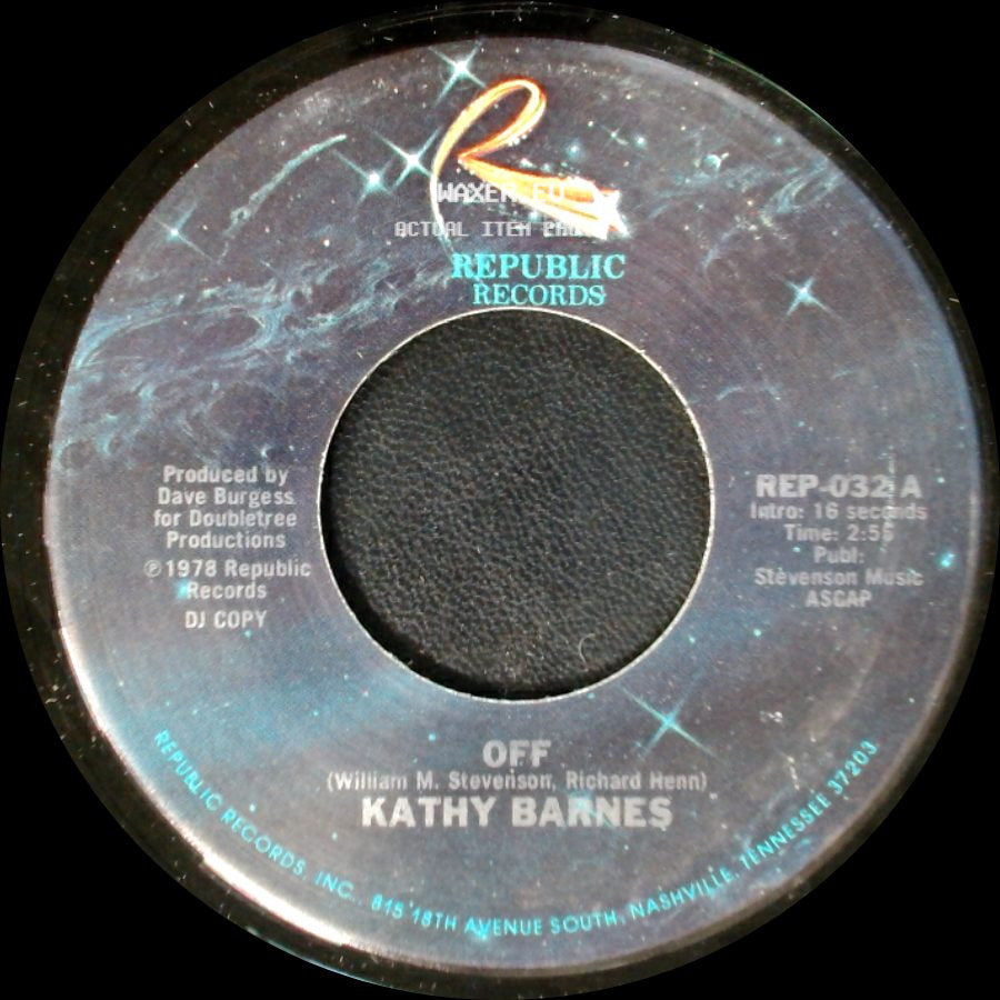 Kathy Barnes - Off / Off side B