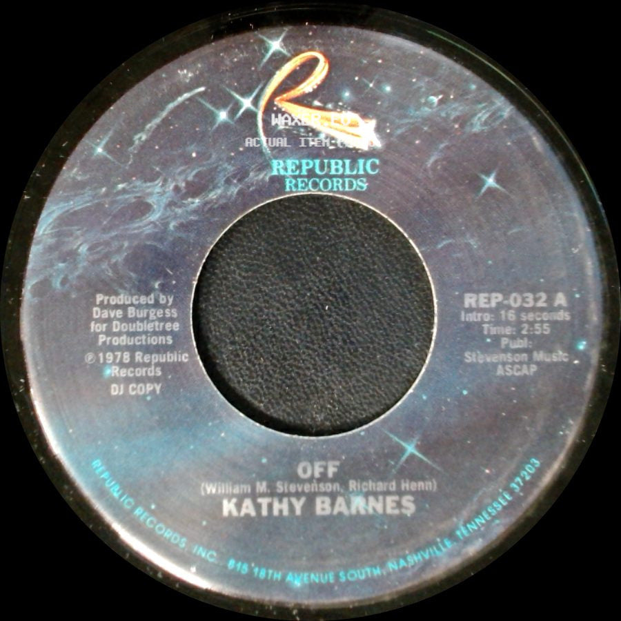 Kathy Barnes - Off / Off side B