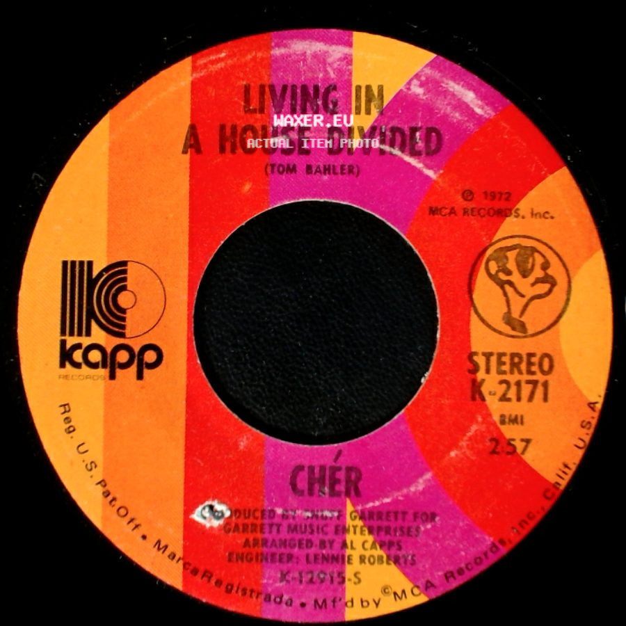 Chér / Cher - Living In A House Divided / One Honest Man side A