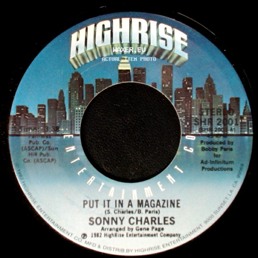 Sonny Charles - Put It In A Magazine / The Week-End Father Song side A
