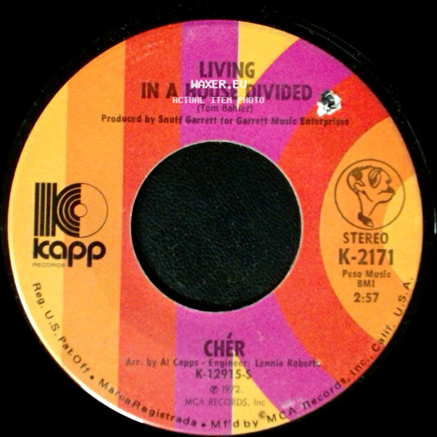 Chér - One Honest Man / Living In A House Divided side B