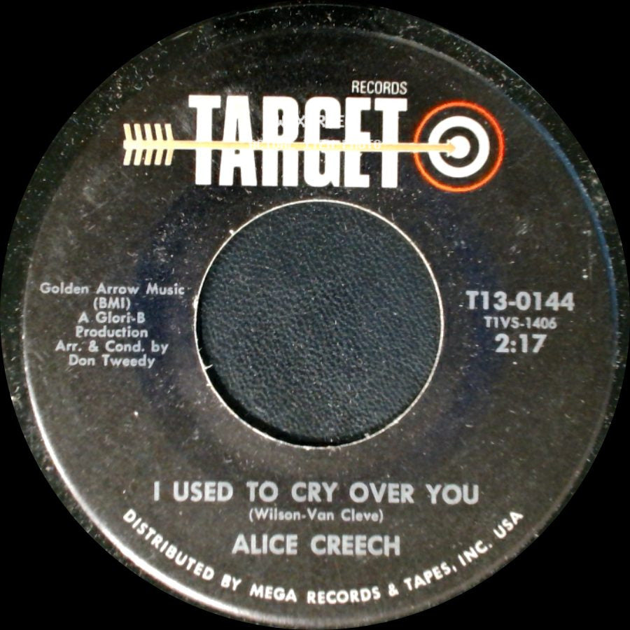 Alice Creech - I Used To Cry Over You / We'll Sing In The Sunshine side A