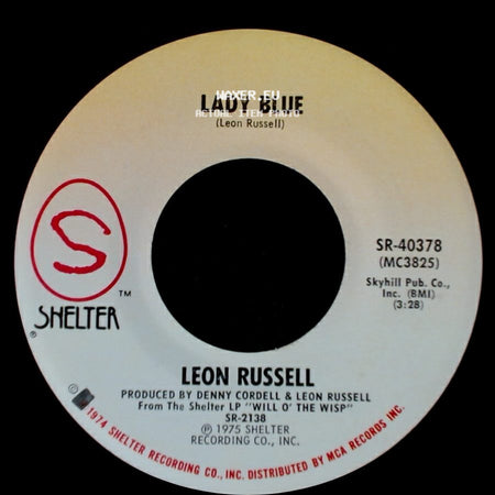 Leon Russell - Laying Right Here In Heaven / Lady Blue side B