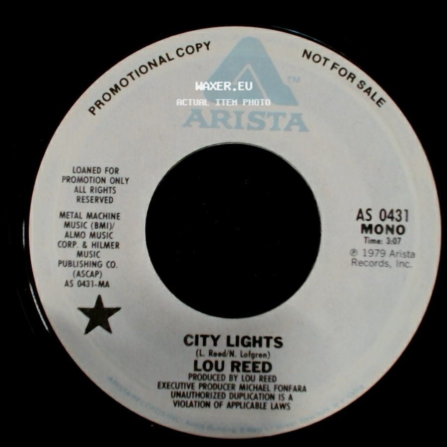 Lou Reed - City Lights / City Lights side B