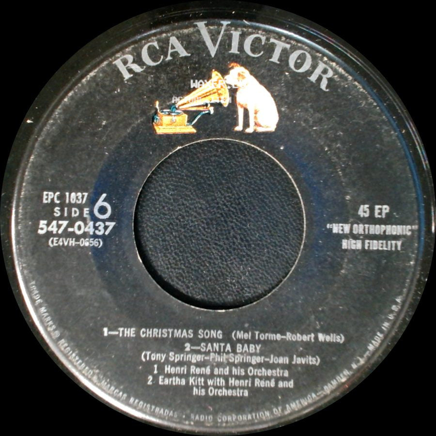 Eddie Fisher With Hugo Winterhalter's Orchestra And Chorus - Come 'all Ye Faithful / Blue Christmas / Unknown Title B side B