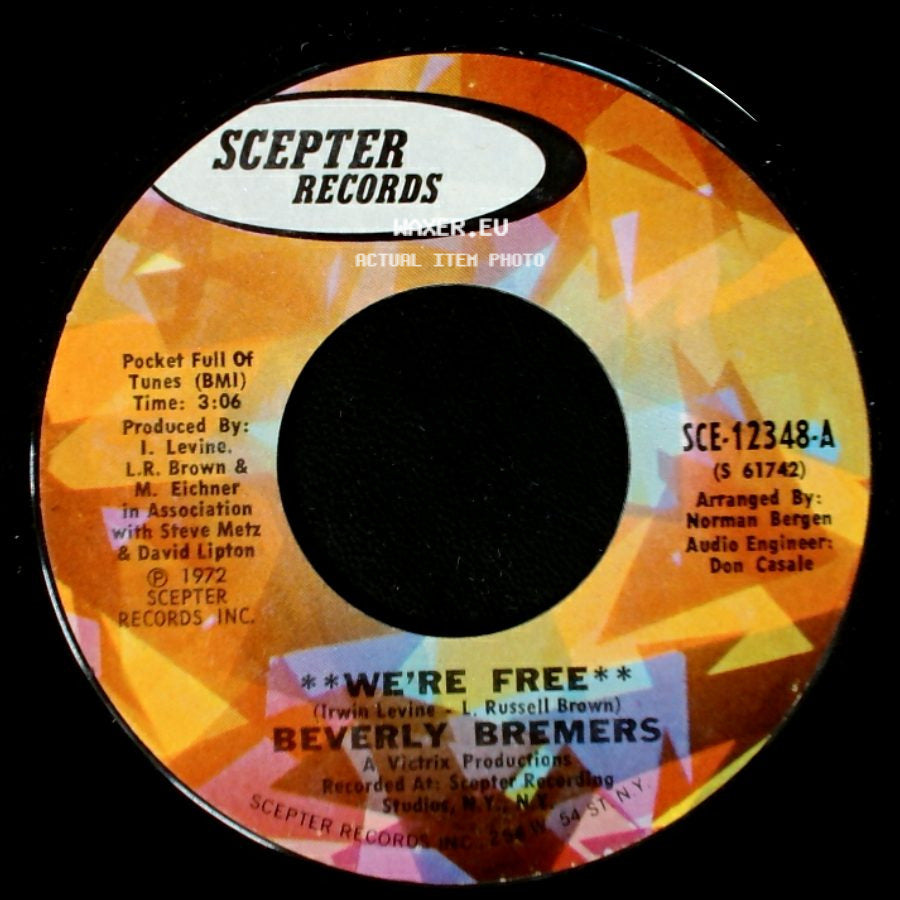 Beverly Bremers - Colors Of Love / We're Free side B
