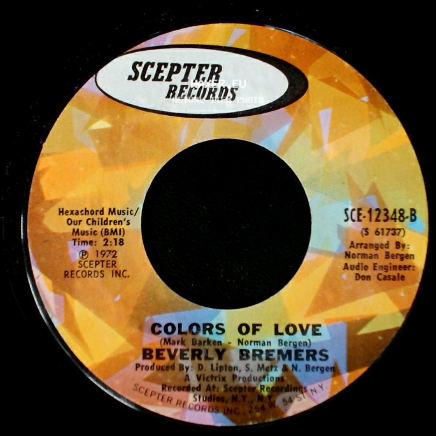 Beverly Bremers - Colors Of Love / We're Free side A