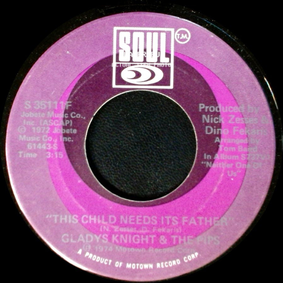 Gladys Knight & The Pips - This Child Needs Its Father / Between Her Goodbye And My Hello side A