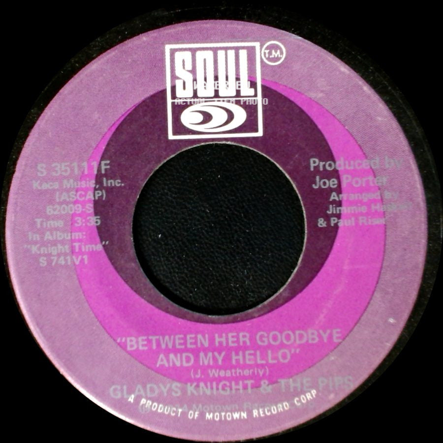 Gladys Knight & The Pips - This Child Needs Its Father / Between Her Goodbye And My Hello side B