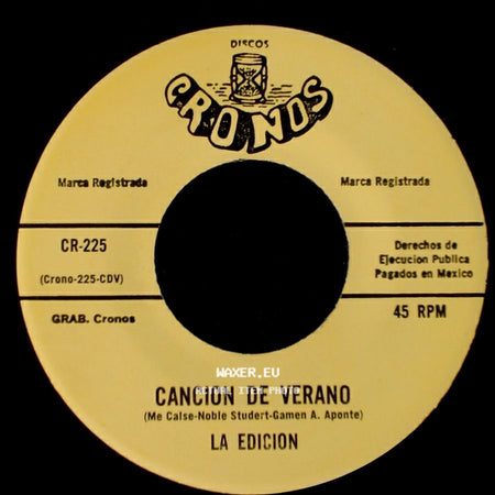 La Edicion - Cancion De Verano / Recordando side A