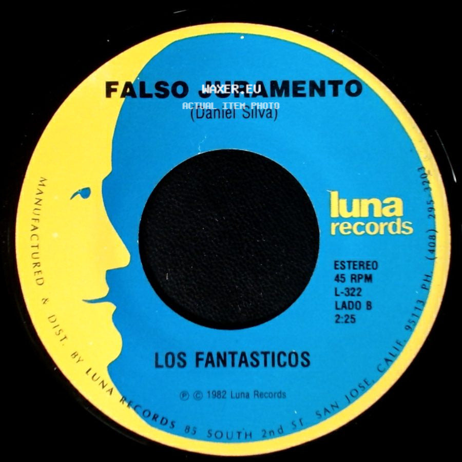 Los Fantasticos - La Ultima Vez / Falso Juramento side B
