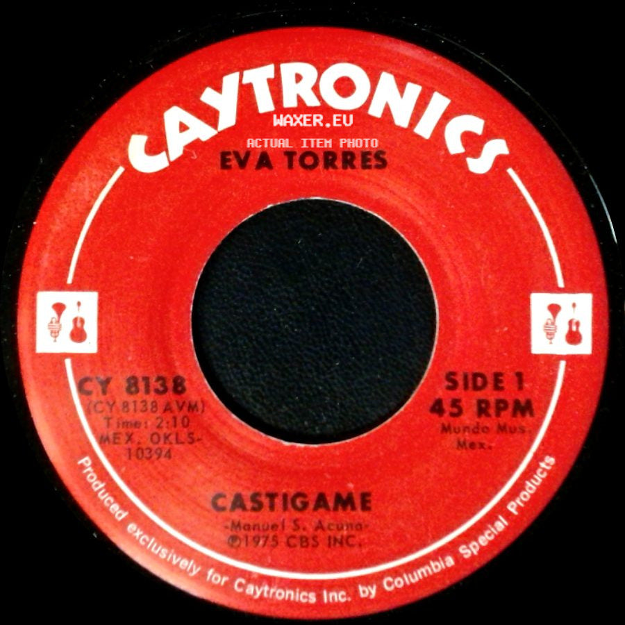 Eva Torres - Castigame / Yo Contra Mi side A