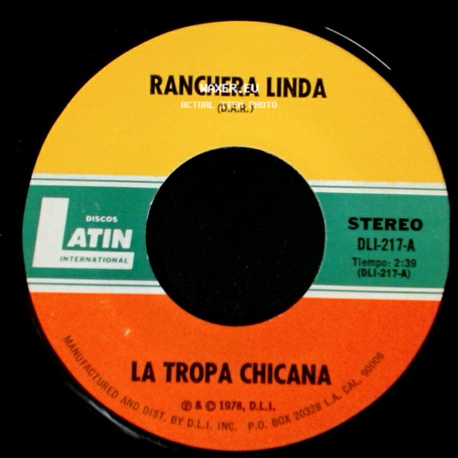 La Tropa Chicana - Enamorado Perdido / Ranchera Linda side B