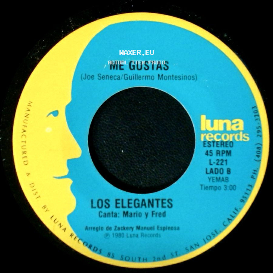 Los Elegantes - Que Miraste En Mi / Me Gustas side B