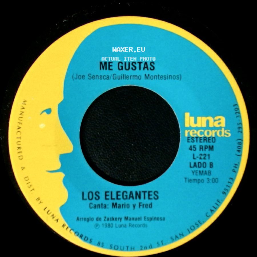 Los Elegantes - Que Miraste En Mi / Me Gustas side B