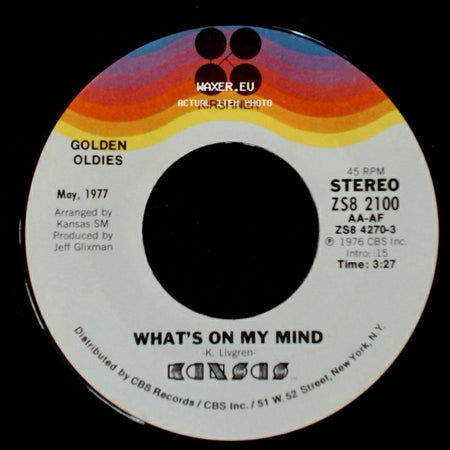 Golden Oldies - What's On My Mind / Carry On Wayward Son side A