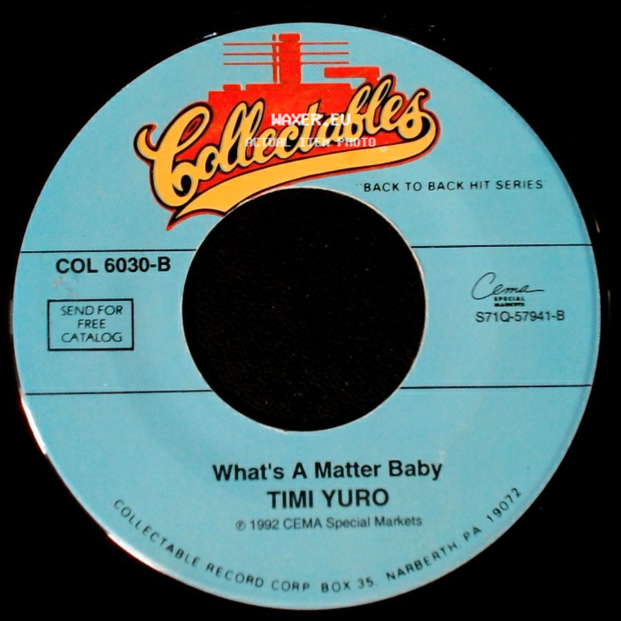 Timi Yuro - What's A Matter Baby / Hurt side A