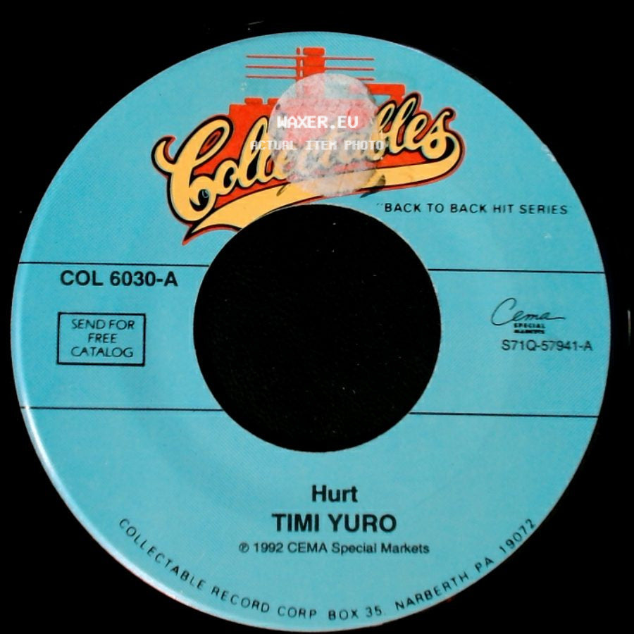 Timi Yuro - What's A Matter Baby / Hurt side B