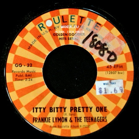 Frankie Lymon & The Teenagers - Paper Castles / Itty Bitty Pretty One side B