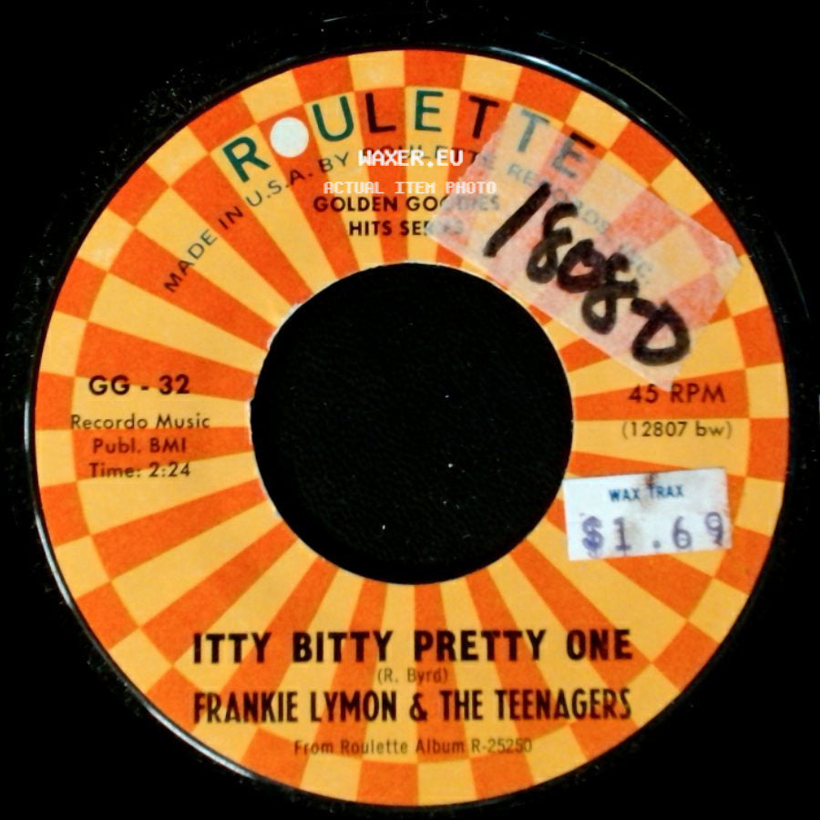 Frankie Lymon & The Teenagers - Paper Castles / Itty Bitty Pretty One side B