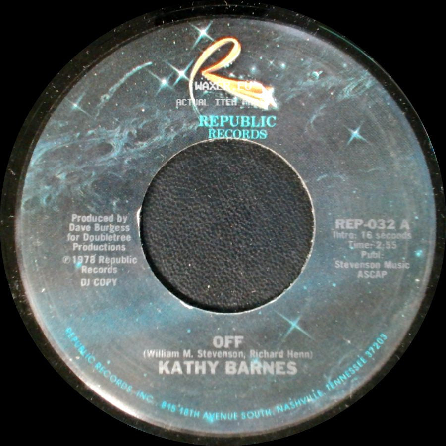 Kathy Barnes - Off / Off side A