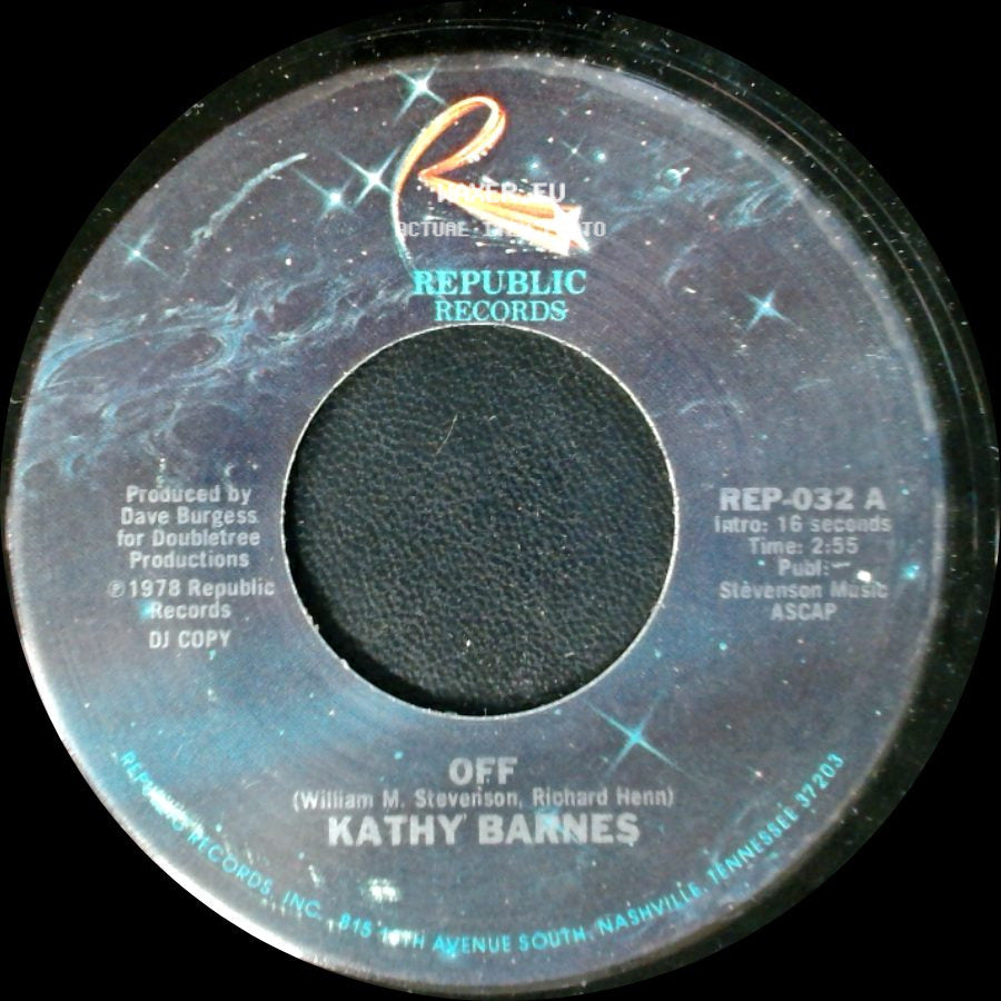 Kathy Barnes - Off / Off side B