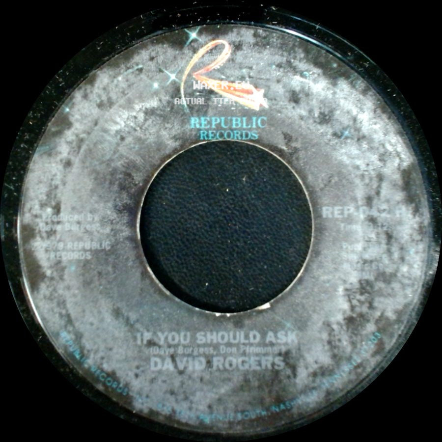 David Rogers - If You Should Ask / You Are My Rainbow side A