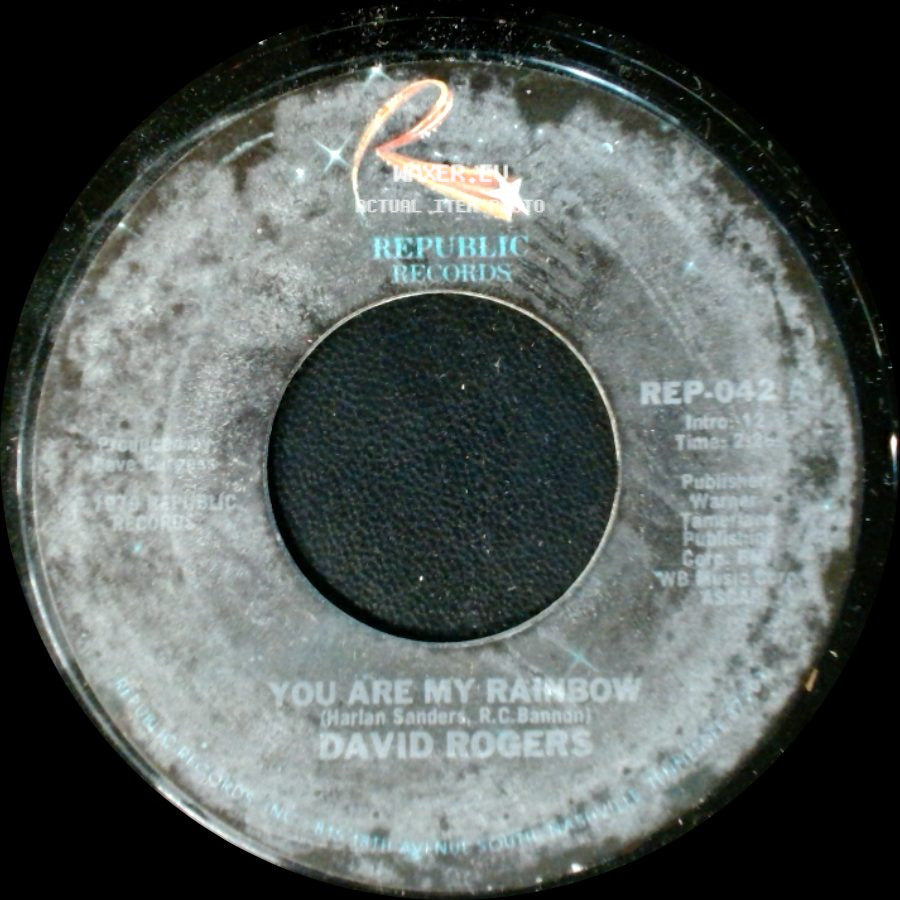 David Rogers - If You Should Ask / You Are My Rainbow side B