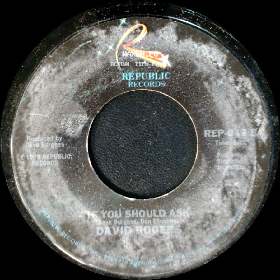 David Rogers - If You Should Ask / You Are My Rainbow side A