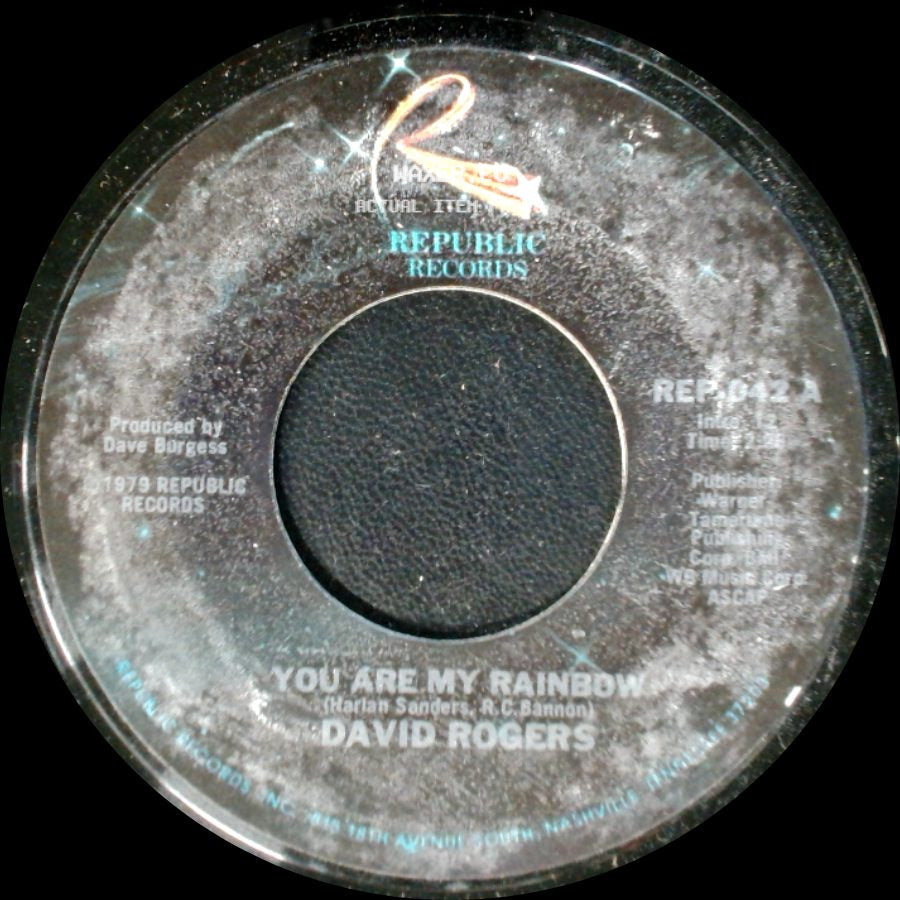 David Rogers - If You Should Ask / You Are My Rainbow side B
