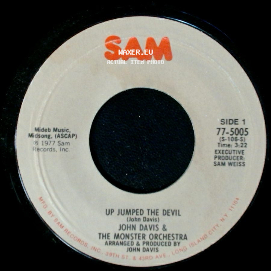 John Davis & The Monster Orchestra - Up Jumped The Devil / You Got To Give It Up side A