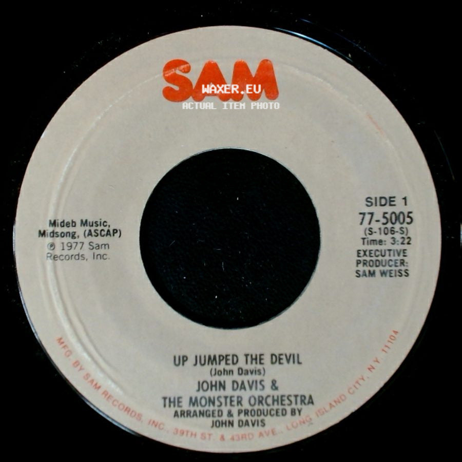 John Davis & The Monster Orchestra - Up Jumped The Devil / You Got To Give It Up side A