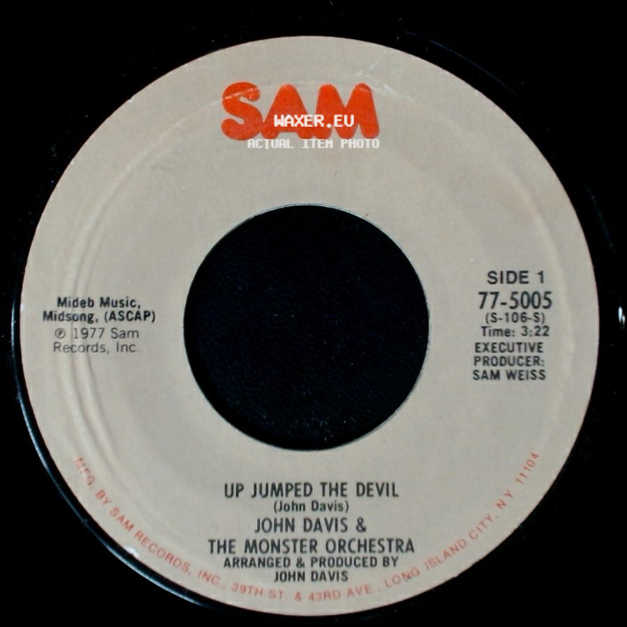 John Davis & The Monster Orchestra - Up Jumped The Devil / You Got To Give It Up side A