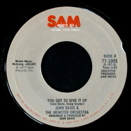 John Davis & The Monster Orchestra - Up Jumped The Devil / You Got To Give It Up side B
