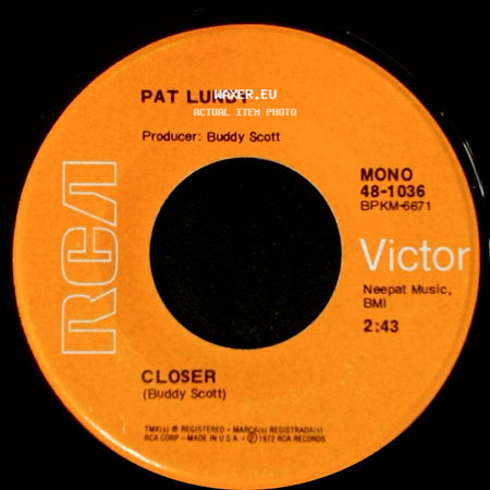 Pat Lundy - Friend Of Mine (I Wanna Thank You So Much) / Closer side B